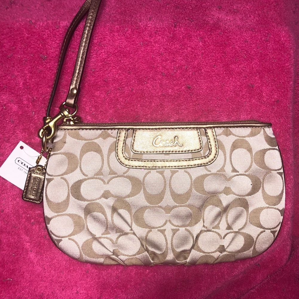 Coach purse/clutch/wristlet